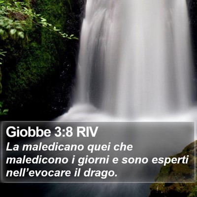 Giobbe 3:8 RIV Bible Verse Image