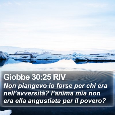 Giobbe 30:25 RIV Bible Verse Image
