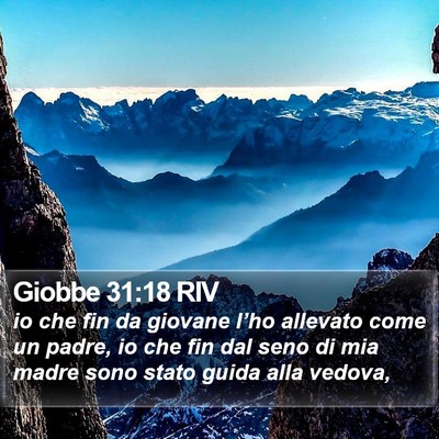 Giobbe 31:18 RIV Bible Verse Image