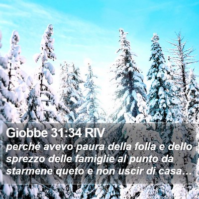 Giobbe 31:34 RIV Bible Verse Image