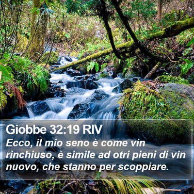 Giobbe 32:19 RIV Bible Verse Image
