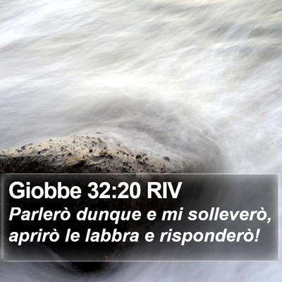 Giobbe 32:20 RIV Bible Verse Image