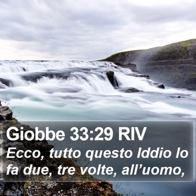 Giobbe 33:29 RIV Bible Verse Image