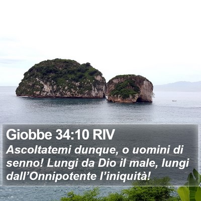 Giobbe 34:10 RIV Bible Verse Image