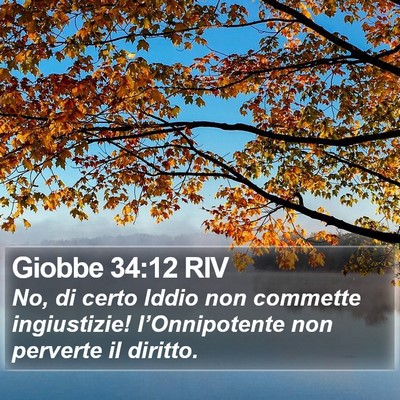 Giobbe 34:12 RIV Bible Verse Image