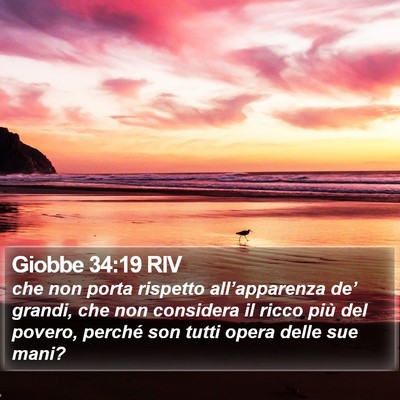 Giobbe 34:19 RIV Bible Verse Image