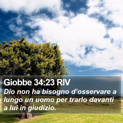 Giobbe 34:23 RIV Bible Verse Image
