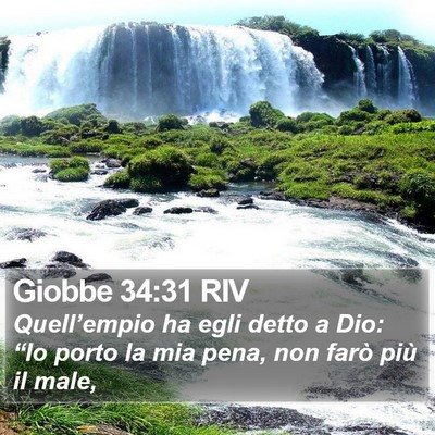 Giobbe 34:31 RIV Bible Verse Image