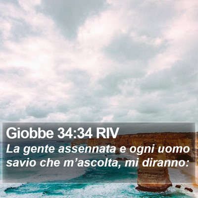 Giobbe 34:34 RIV Bible Verse Image