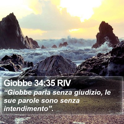 Giobbe 34:35 RIV Bible Verse Image