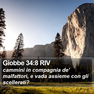Giobbe 34:8 RIV Bible Verse Image