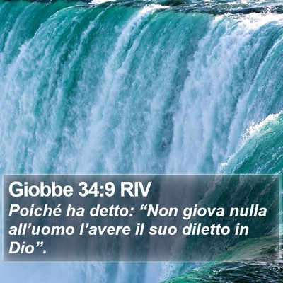 Giobbe 34:9 RIV Bible Verse Image