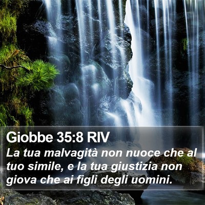 Giobbe 35:8 RIV Bible Verse Image