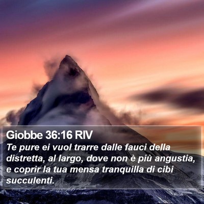 Giobbe 36:16 RIV Bible Verse Image