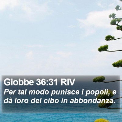 Giobbe 36:31 RIV Bible Verse Image