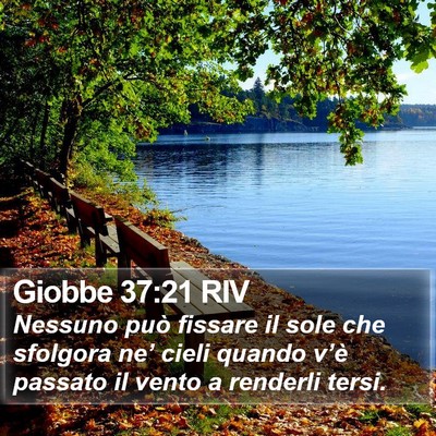 Giobbe 37:21 RIV Bible Verse Image