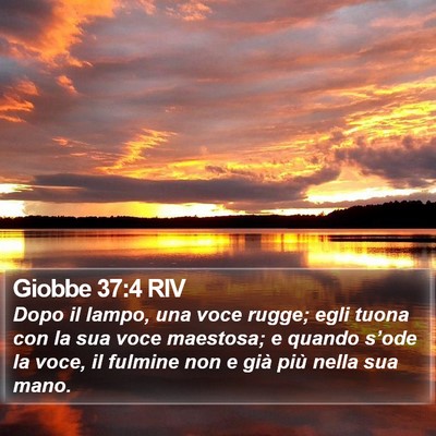 Giobbe 37:4 RIV Bible Verse Image