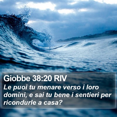 Giobbe 38:20 RIV Bible Verse Image
