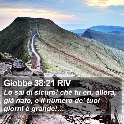 Giobbe 38:21 RIV Bible Verse Image