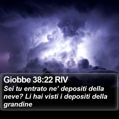 Giobbe 38:22 RIV Bible Verse Image