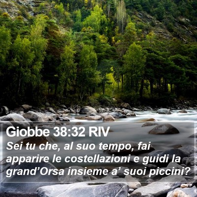 Giobbe 38:32 RIV Bible Verse Image