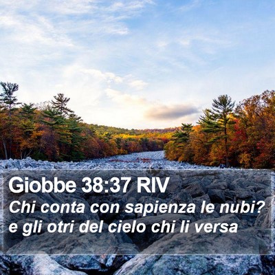 Giobbe 38:37 RIV Bible Verse Image