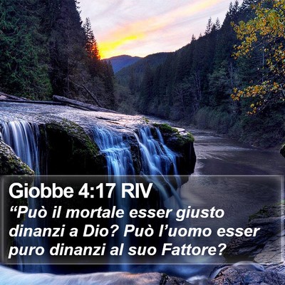 Giobbe 4:17 RIV Bible Verse Image