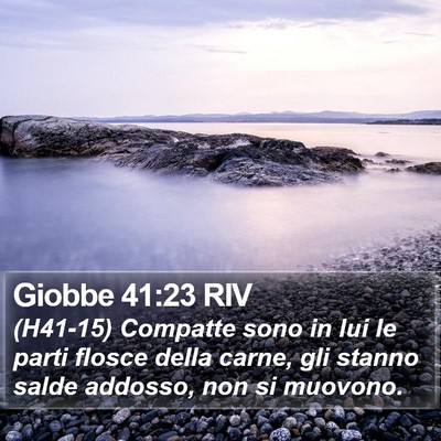 Giobbe 41:23 RIV Bible Verse Image