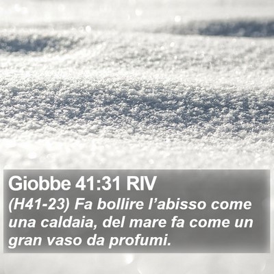 Giobbe 41:31 RIV Bible Verse Image