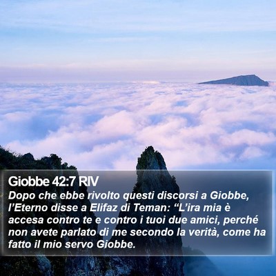 Giobbe 42:7 RIV Bible Verse Image