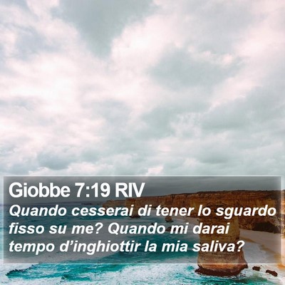 Giobbe 7:19 RIV Bible Verse Image