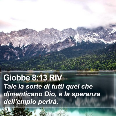 Giobbe 8:13 RIV Bible Verse Image