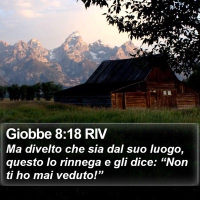 Giobbe 8:18 RIV Bible Verse Image