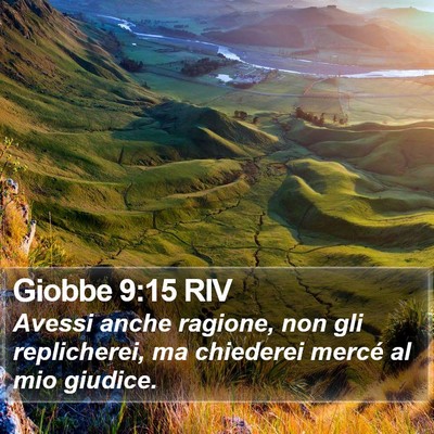 Giobbe 9:15 RIV Bible Verse Image