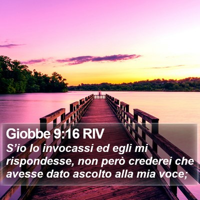 Giobbe 9:16 RIV Bible Verse Image