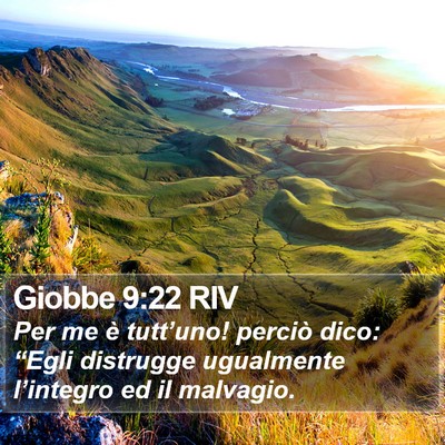 Giobbe 9:22 RIV Bible Verse Image