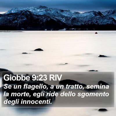 Giobbe 9:23 RIV Bible Verse Image