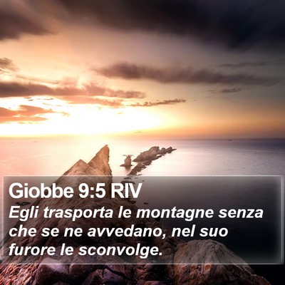 Giobbe 9:5 RIV Bible Verse Image