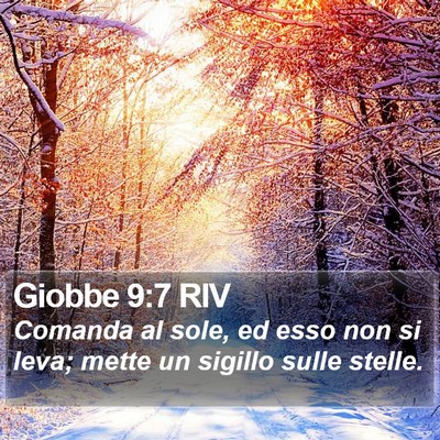 Giobbe 9:7 RIV Bible Verse Image