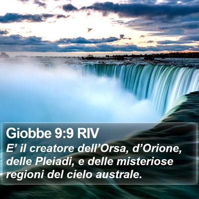 Giobbe 9:9 RIV Bible Verse Image