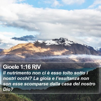 Gioele 1:16 RIV Bible Verse Image