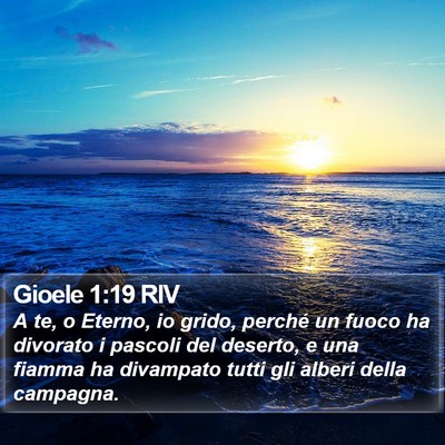 Gioele 1:19 RIV Bible Verse Image