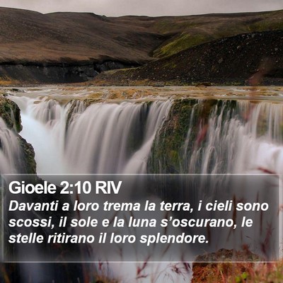 Gioele 2:10 RIV Bible Verse Image