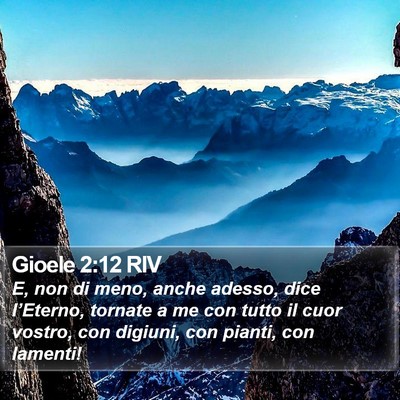 Gioele 2:12 RIV Bible Verse Image