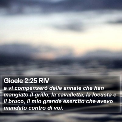 Gioele 2:25 RIV Bible Verse Image