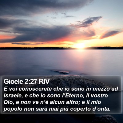 Gioele 2:27 RIV Bible Verse Image