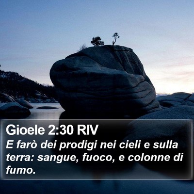 Gioele 2:30 RIV Bible Verse Image