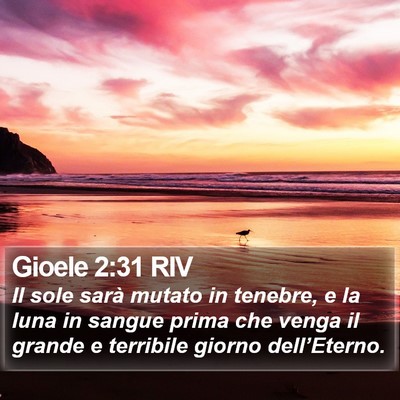 Gioele 2:31 RIV Bible Verse Image