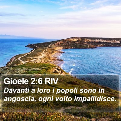 Gioele 2:6 RIV Bible Verse Image