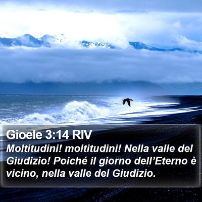Gioele 3:14 RIV Bible Verse Image
